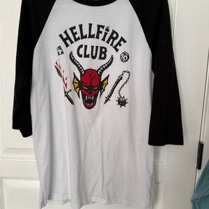 Hellfire Club Stranger Things Raglan T-Shirt
